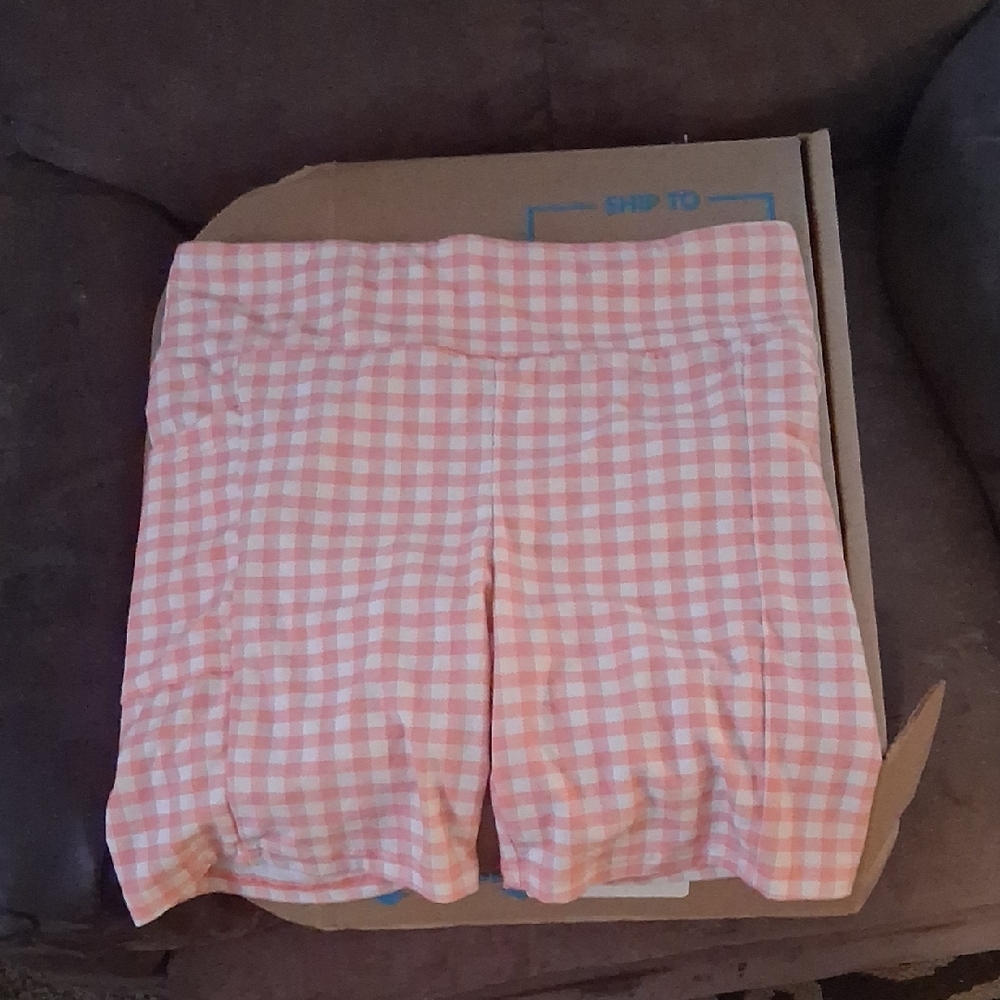 No Boundaries Pink Gingham Women’s Shorts